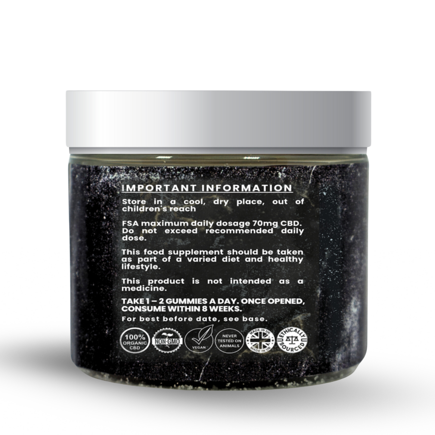 Elixer Organic CBD Gummies 300mg (30 x 10mg)