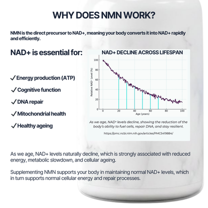 Pure NMN | 500mg Capsules