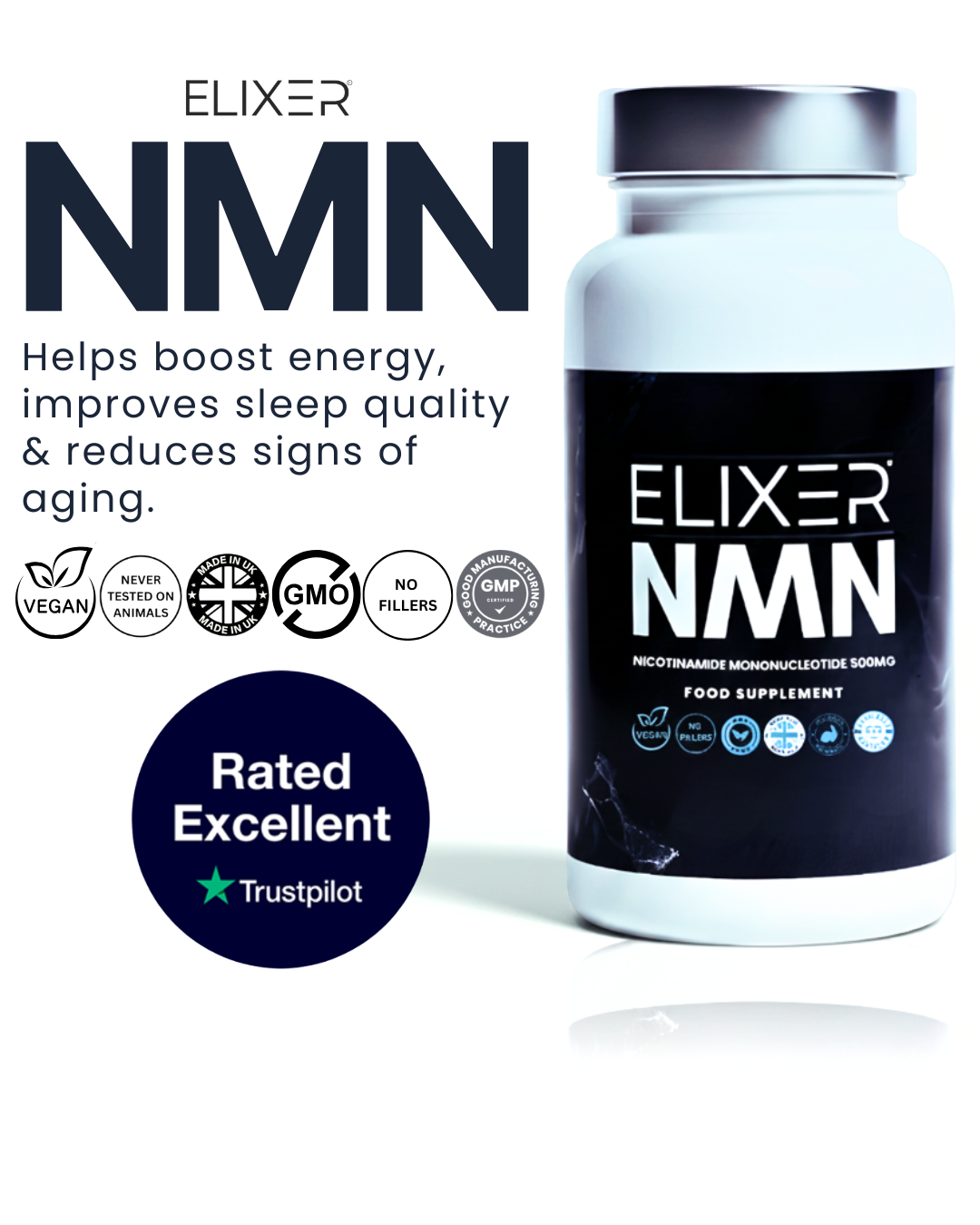 Pure NMN | 500mg Capsules