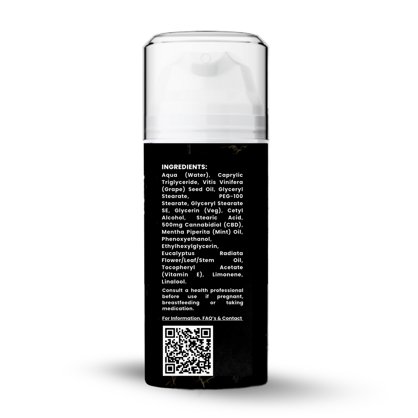 Elixer Maximum Recovery Pain Relief Cream CBD 500mg 100 ML