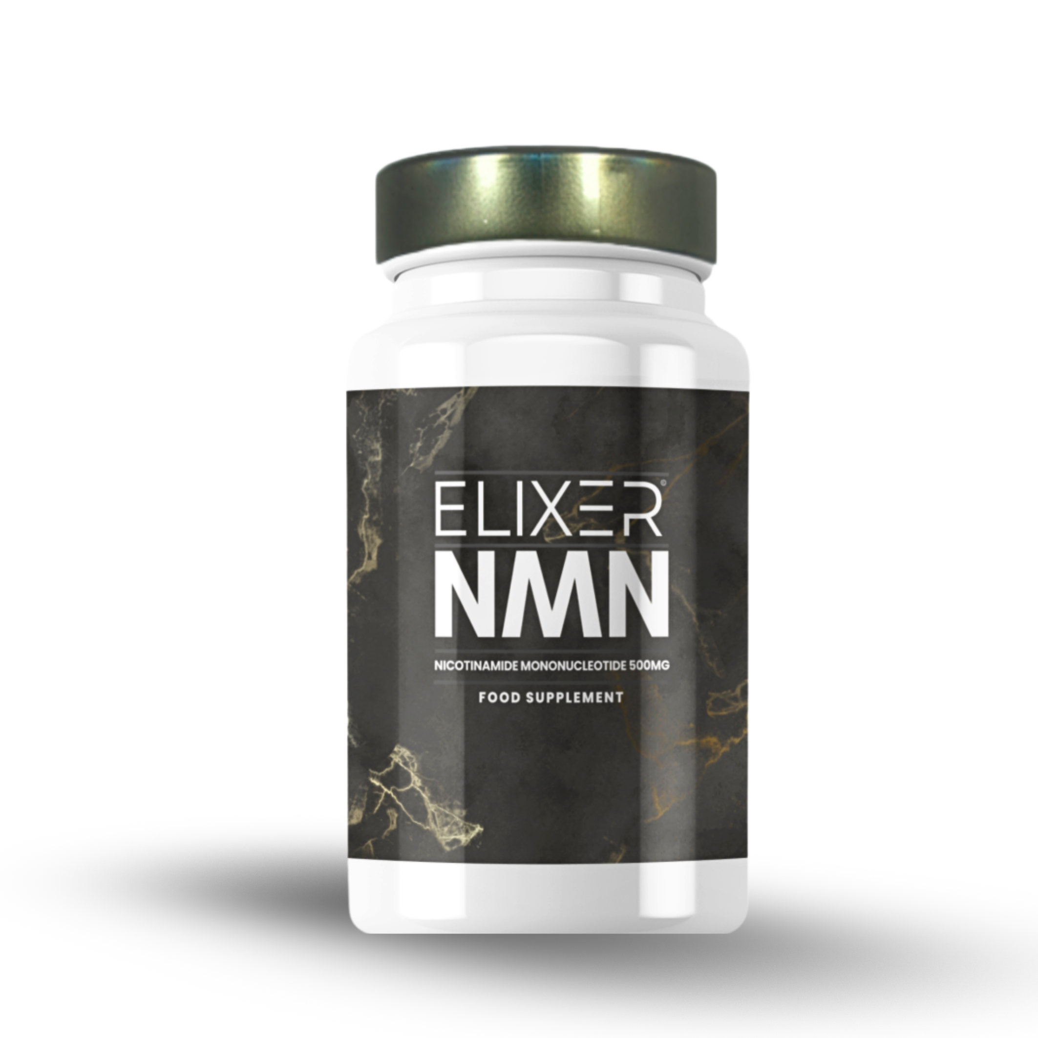 ELIXER Pure NMN | 500mg Delayed-Release Capsules (60 Count)