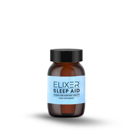 Elixer Sleep Aid CBD Tablets 300mg with 5-HTP and Lavender (30 x 10mg)
