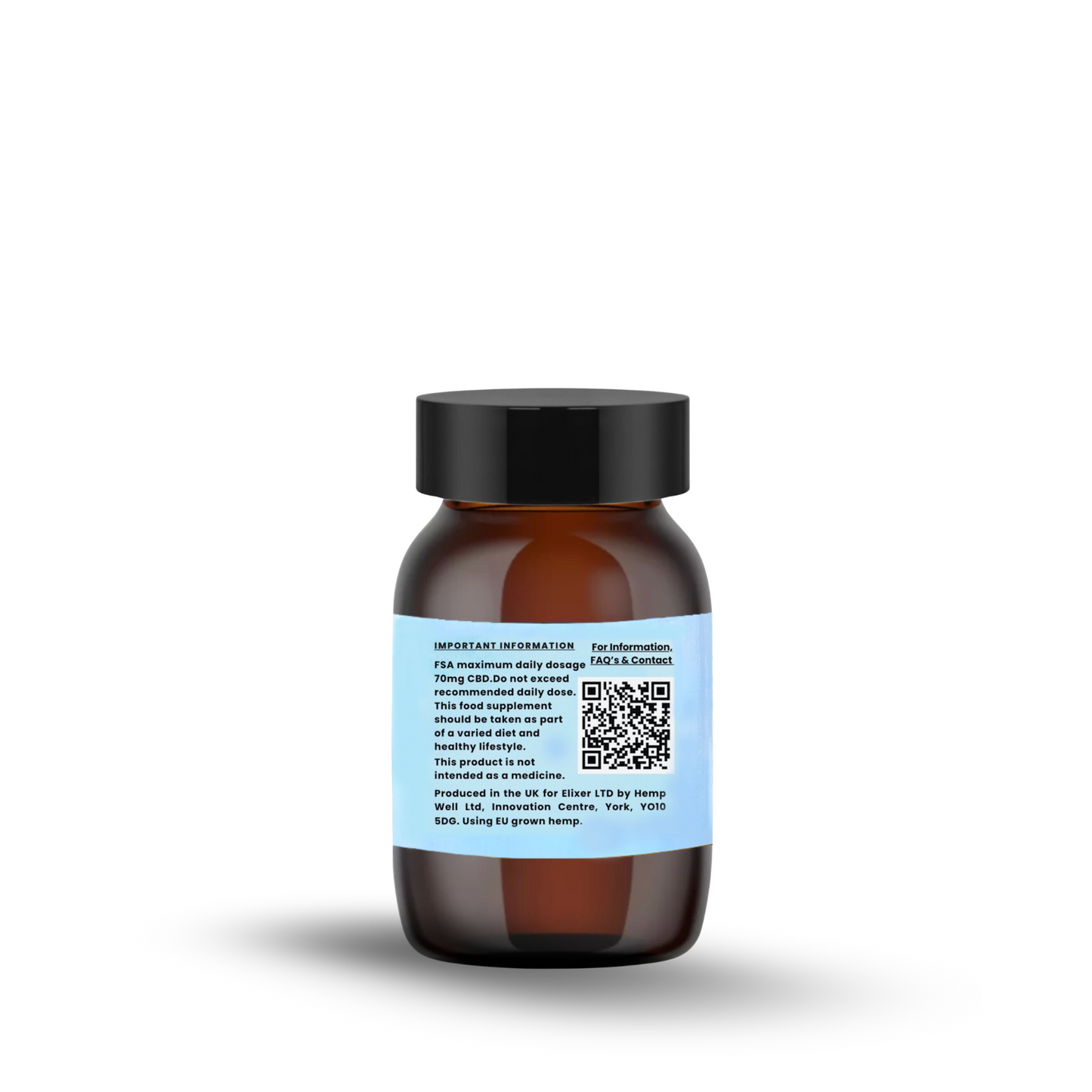 Elixer Sleep Aid CBD Tablets 300mg with 5-HTP and Lavender (30 x 10mg)