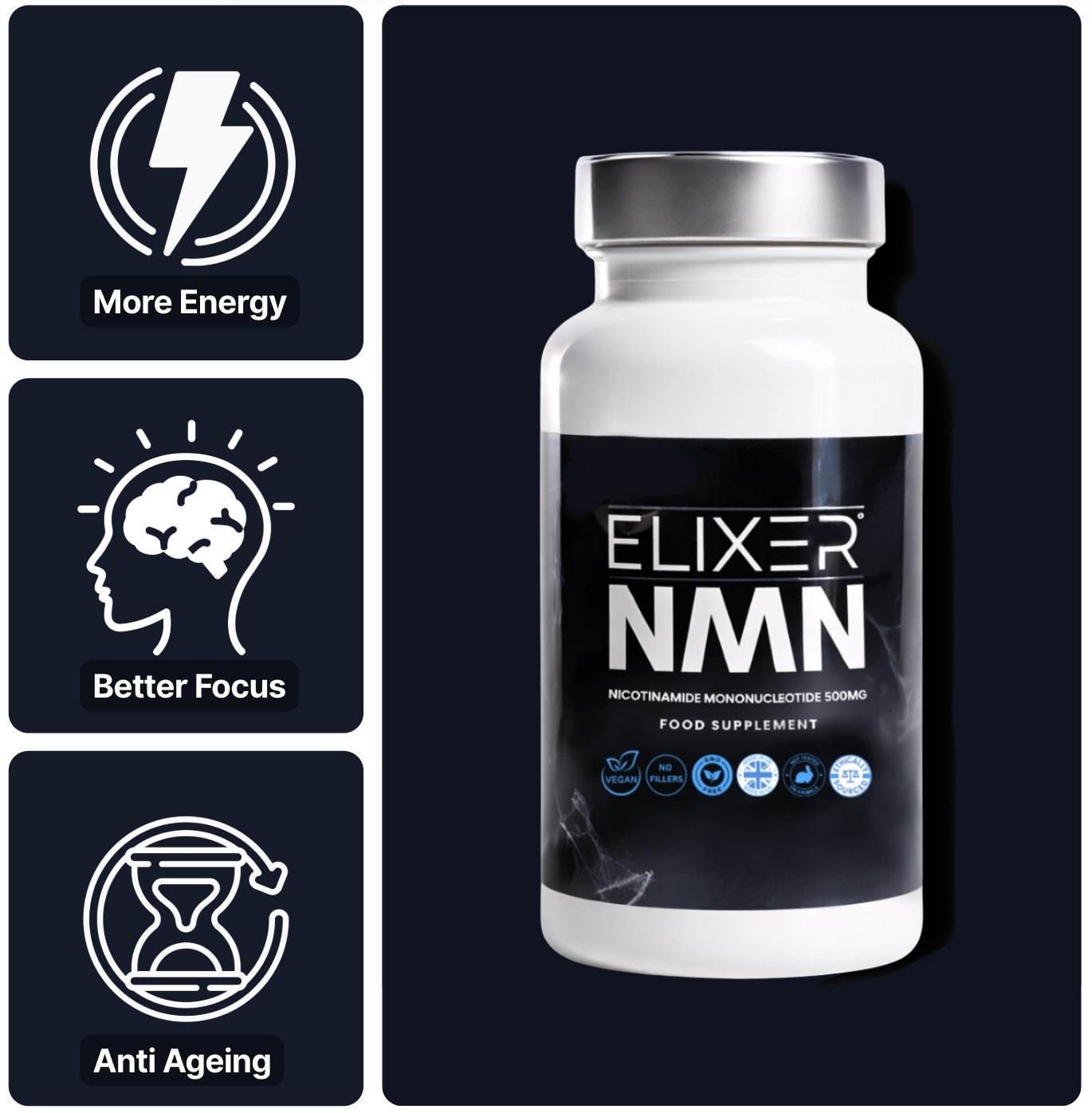 Pure NMN | 500mg Capsules